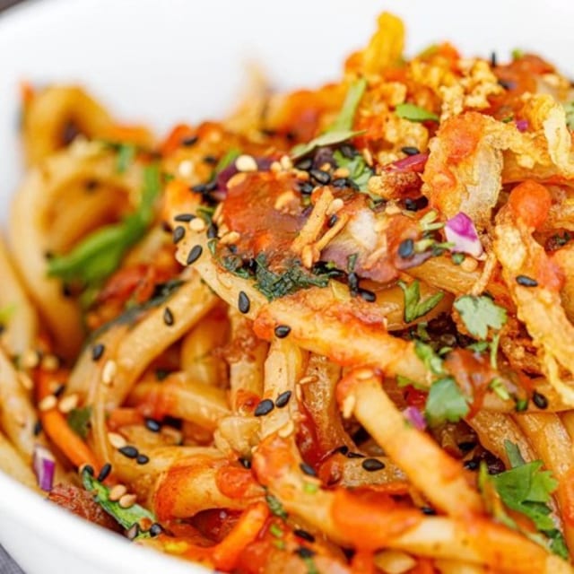 Spicy Kim Noodle Bowl.